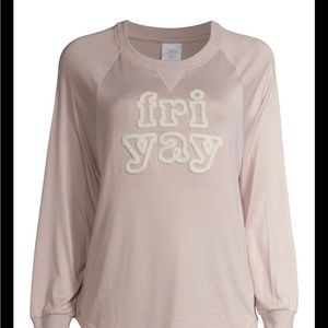Cute pink Fri yay shirt super soft and comfortable!!